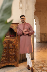 FESTIVE'22 MEN KURTA FORMAL LIGHT MAROON