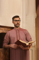 FESTIVE'22 MEN KURTA FORMAL LIGHT MAROON