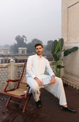 SUMMER'22 MEN CASUAL STYLING KAMEEZ SHALWAR AQUA