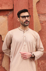 SUMMER'22 MEN KURTA CASUAL STYLING BEIGE