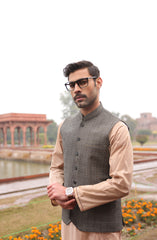 FESTIVE'22 FORMAL STYLING WAISTCOAT CHARCOAL