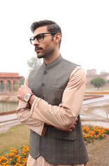 FESTIVE'22 FORMAL STYLING WAISTCOAT CHARCOAL