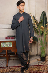 SUMMER'22 TEENS PLAIN KAMEEZ SHALWAR GREEN
