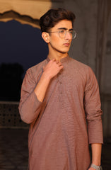TEENS KURTA BROWN