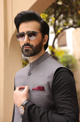 FESTIVE'22 FORMAL STYLING WAISTCOAT GREY