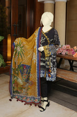 SUMMER'22 KOEL EMBROIDERED DIGITAL PRINTED LAWN 3PC UNSTITCHED