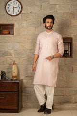 MEN KURTA PLAIN OFF WHITE