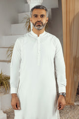 MEN KAMEEZ SHALWAR OFF WHITE