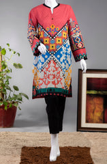 MANDALA LAWN PRINTED 1PC STITCH KURTI (6655408799918)