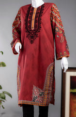 ETHNIC FLORAL LAWN PRINTED 1PC STITCH KURTI (6660853170350)