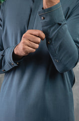 PRE WINTER'22 MEN KAMEEZ SHALWAR CASUAL TEAL