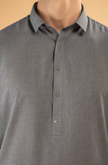 PRE WINTER'22 MEN KAMEEZ SHALWAR CASUAL DARK OLIVE