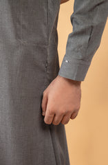 PRE WINTER'22 MEN KAMEEZ SHALWAR CASUAL DARK OLIVE