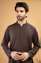 PRE WINTER'22 MEN KURTA CASUAL CHOCOLATE