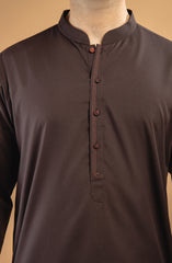 PRE WINTER'22 MEN KURTA CASUAL CHOCOLATE