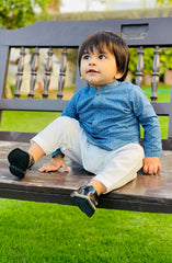 SUMMER'22 INFANT PRINTED KURTA BLUE