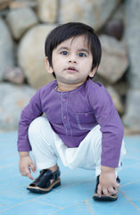SUMMER'22 INFANT CASUAL	STYLING KURTA PURPLE