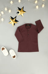 INFANT SEMI FORMAL KURTA MAROON