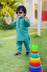 INFANT KAMEEZ SHALWAR GREEN