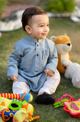 INFANT SEMI FORMAL KAMEEZ SHALWAR SLATE GREY