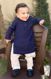 INFANT SEMI FORMAL KAMEEZ SHALWAR NAVY BLUE