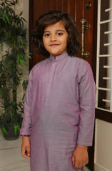 SUMMER'22 BOYS SEMI FORMAL STYLING KURTA PURPLE