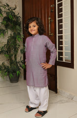SUMMER'22 BOYS SEMI FORMAL STYLING KURTA PURPLE