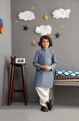 BOYS KURTA CASUAL GREY