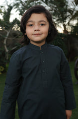 SUMMER'22 BOYS PLAIN KURTA GREEN