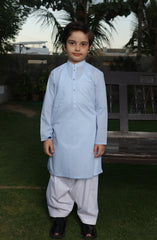 SUMMER'22 BOYS SEMI FORMAL STYLING KURTA SKY BLUE