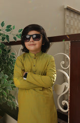 SUMMER'22 BOYS SEMI FORMAL STYLING KURTA MUSTARD