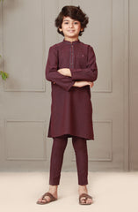 WINTER'22 BOYS CASUAL KURTA PAJAMA SCARLET