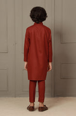 SUMMER'23 BOYS CASUAL KURTA PAJAMA MAROON
