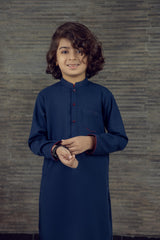 EID FESTIVE'22 BOYS SEMI FORMAL KAMEEZ SHALWAR BLUE