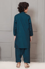 WINTER'22 BOYS SEMI FORMAL KAMEEZ SHALWAR TURQUOISE