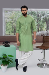 MEN KURTA PRINTED GREEN