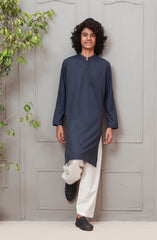 SUMMER'23 TEENS KURTA CASUAL CHARCOAL