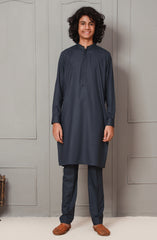 SUMMER'23 TEENS KURTA PAJAMA CASUAL BLUE
