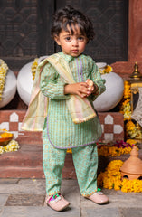 FESTIVE'22 INFANT GIRLS 3PC STITCHED SUIT