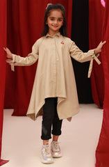 WINTER'22 SILK PAPER BEIGE 1PC STITCHED KURTI