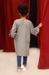 WINTER'22 ILVER GREY 1PC STITCHED KURTI