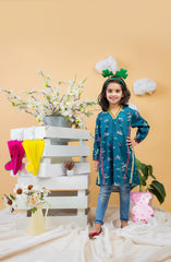 BLUE NIGHT STITCHED 1PC STITCH KURTI