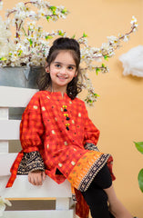 PEACH ROSE STITCHED 1PC STITCH KURTI