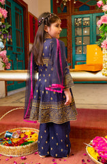 FESTIVE'22 CHIRAGH SEMI FORMAL GIRLS 3PC STITCHED SUIT