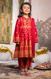 NAZNEEN SEMI FORMAL GIRLS 3PC STITCHED SUIT