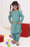 SUMMER'23 SELF JACQURARD GIRLS 2PC STITCHED SUIT