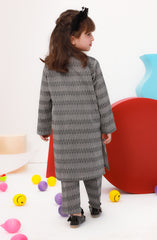 SUMMER'23 RAW CHARM PRINTED GIRLS 2PC STITCHED SUIT