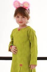 SUMMER'23 SELF JACQURARD GIRLS 2PC STITCHED SUIT