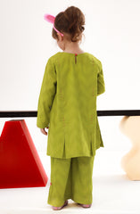 SUMMER'23 SELF JACQURARD GIRLS 2PC STITCHED SUIT