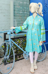 SUMMER'22 ICE MINT 1PC STITCH KURTI